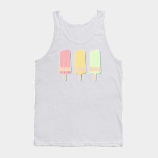 Pastel Colored Ice Cream Bars Tank Top